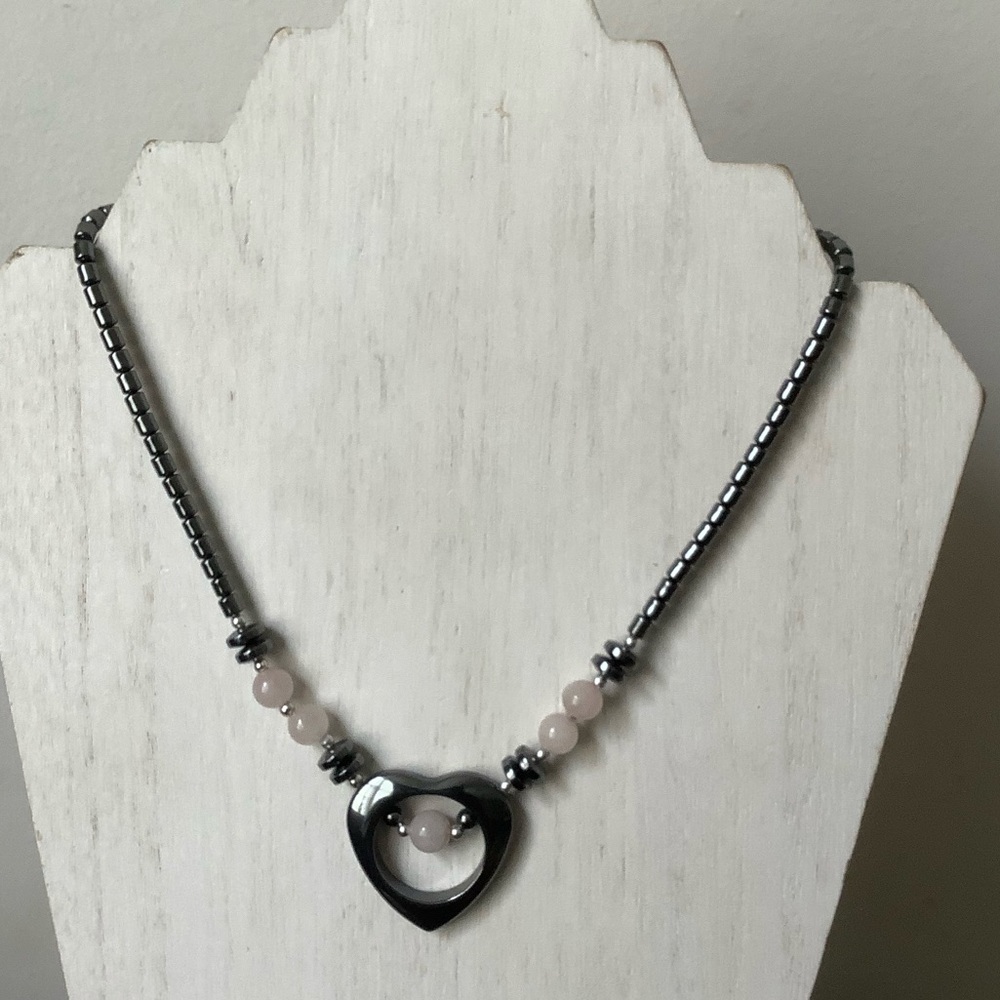 Hematite handmade necklace